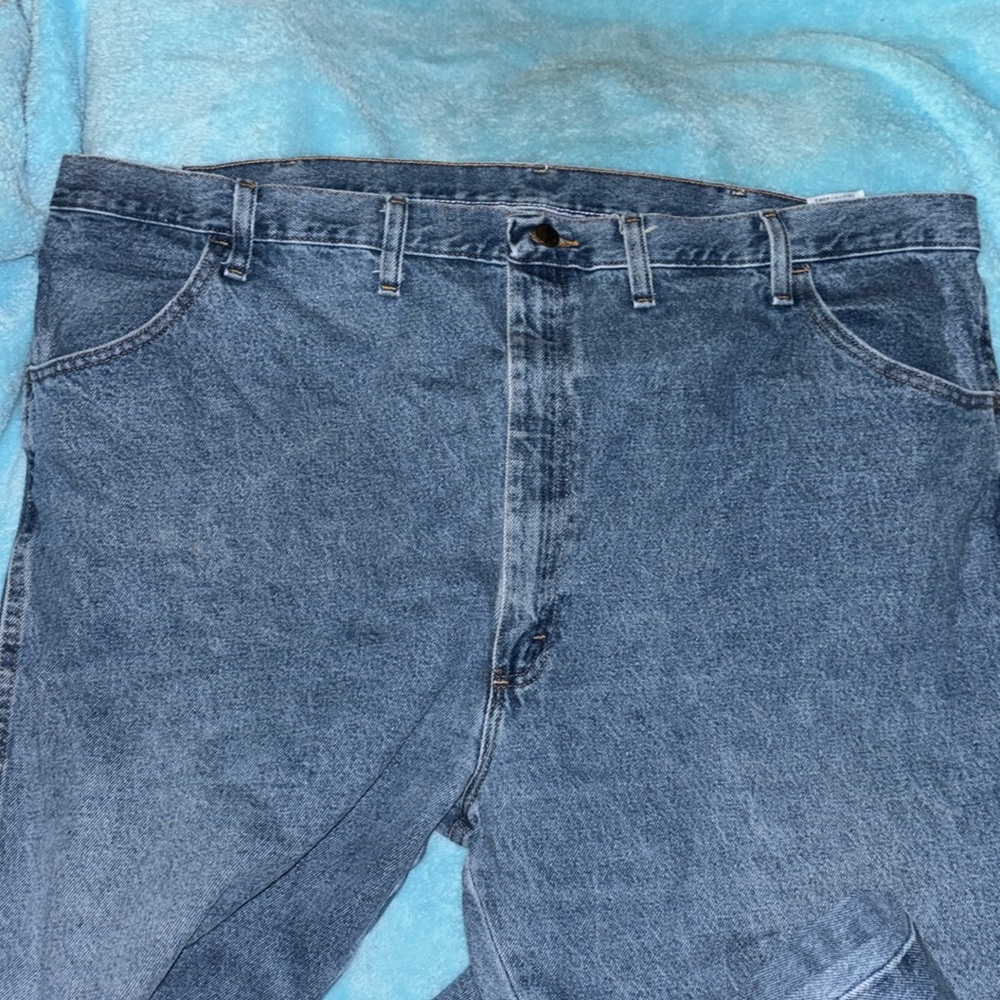 Rustler jeans. Size 48x30.  Very good condition. Medium blue color